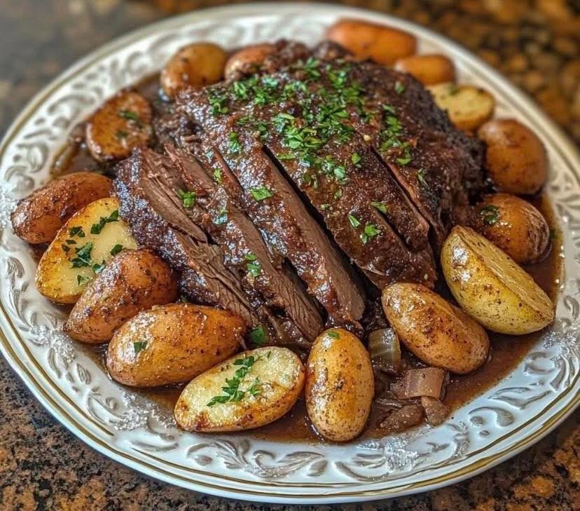Carne Assada com Batatas ao Molho: Receita de Pressão e Marmita Gourmet