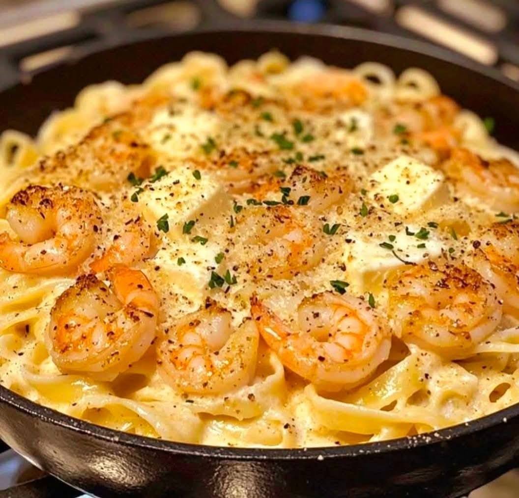 Fettuccine Alfredo com Camarões: Receita Cremosa e Fácil (30 Minutos)