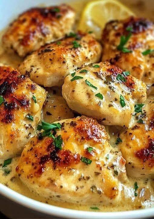 Frango Cremoso com Alho e Parmesão: Receita Rápida de Jantar