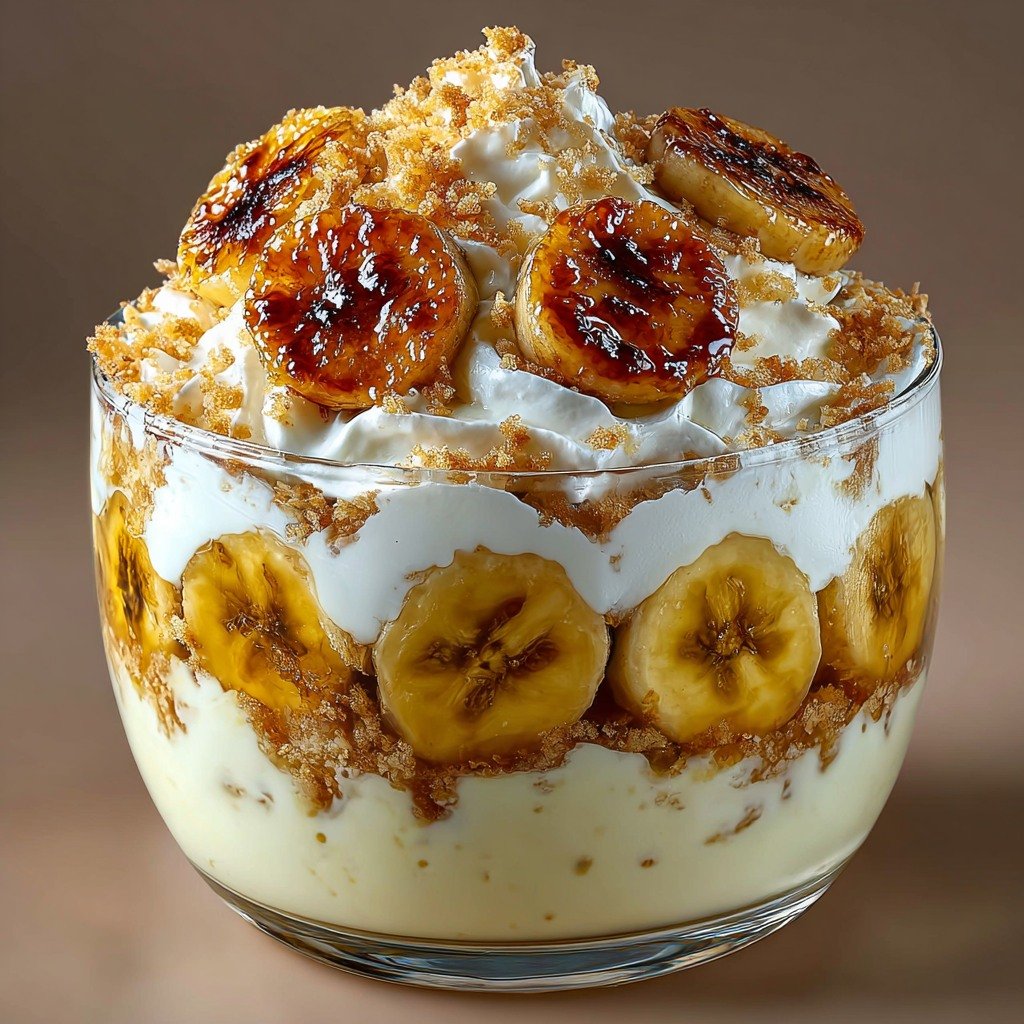 Sobremesa Nuvem de Ninho com Banana Caramelada: Receita de Pote