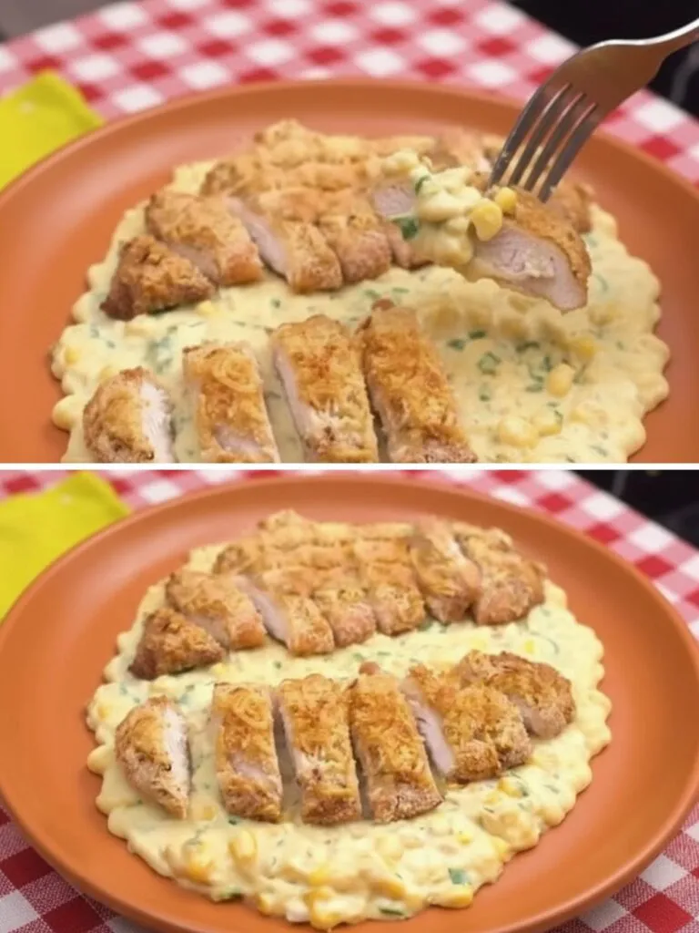 Frango Empanado com Creme de Milho: Receita Fácil e Crocante 2 Frango Empanado com Creme de Milho: Receita Fácil e Crocante